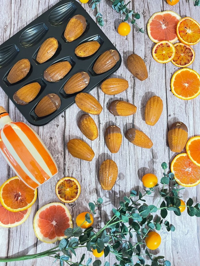 Madeleines a la naranja